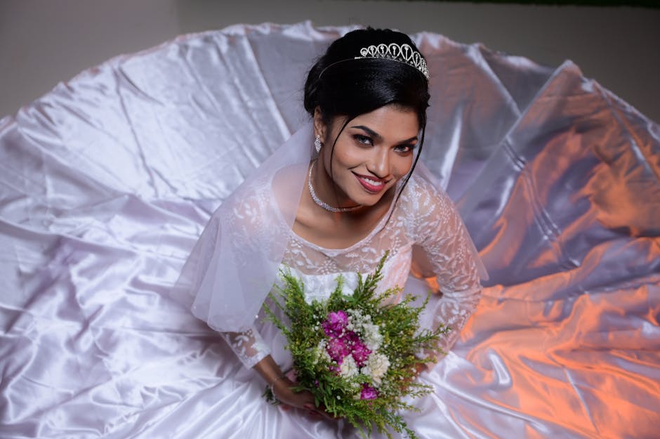 하이넥 웨딩드레스